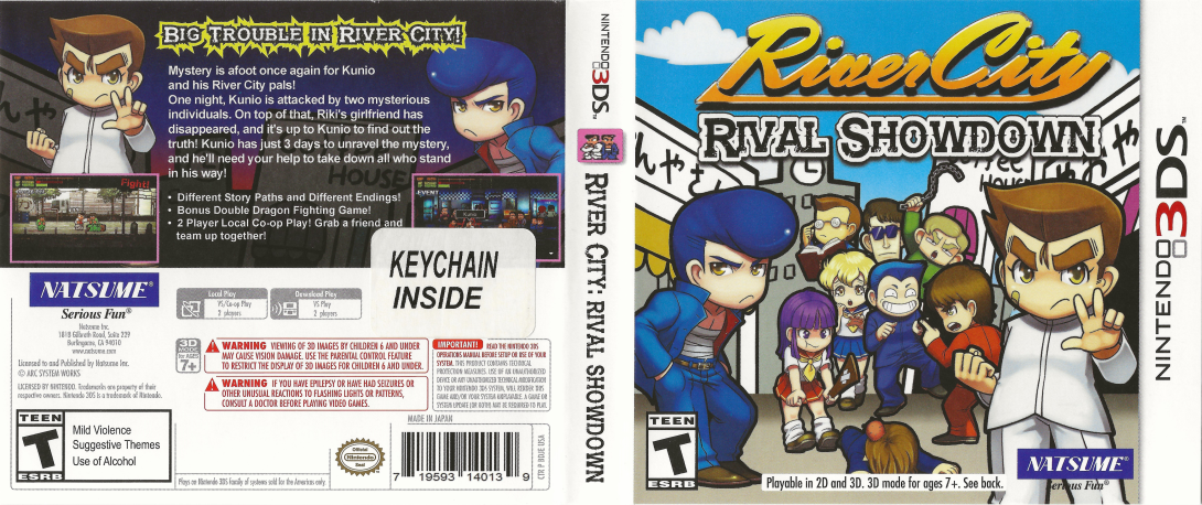 River City: Rival Showdown — box-texture (US)