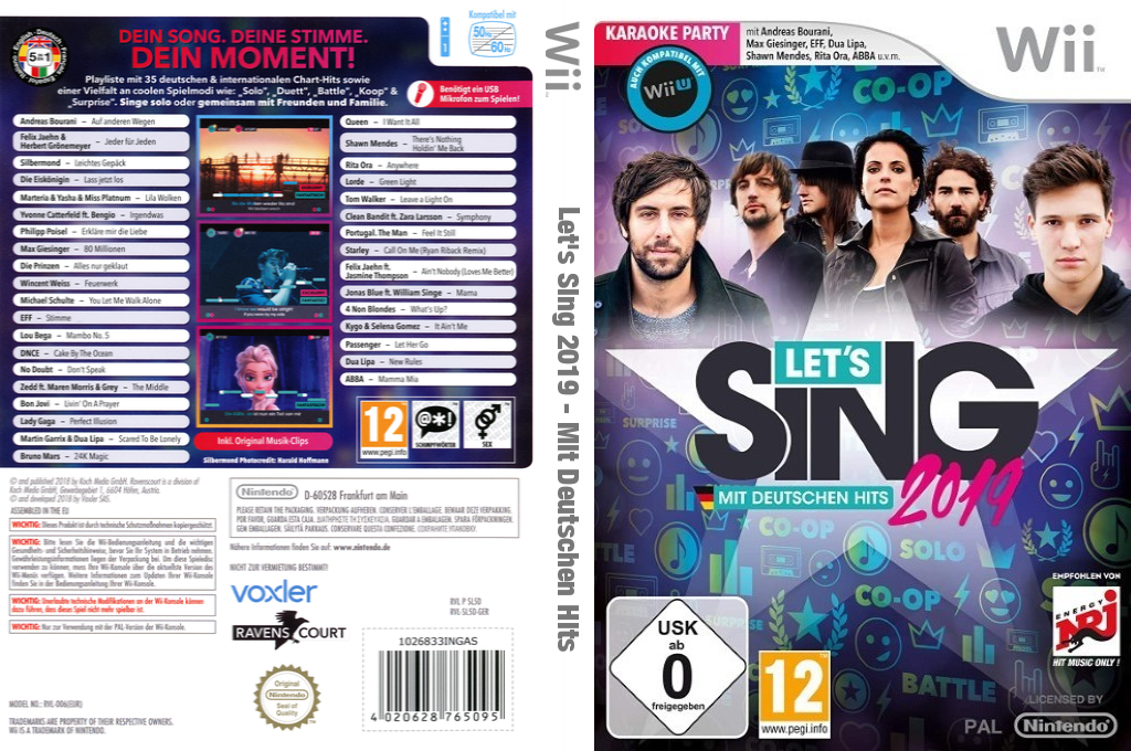 Let's Sing 2019 - Mit Deutschen Hits — box-texture (DE)