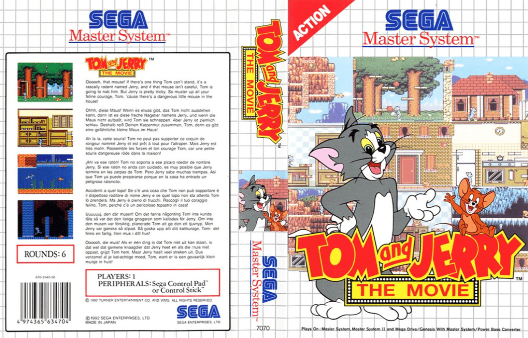 Tom and Jerry - The Movie — box-texture (EU)