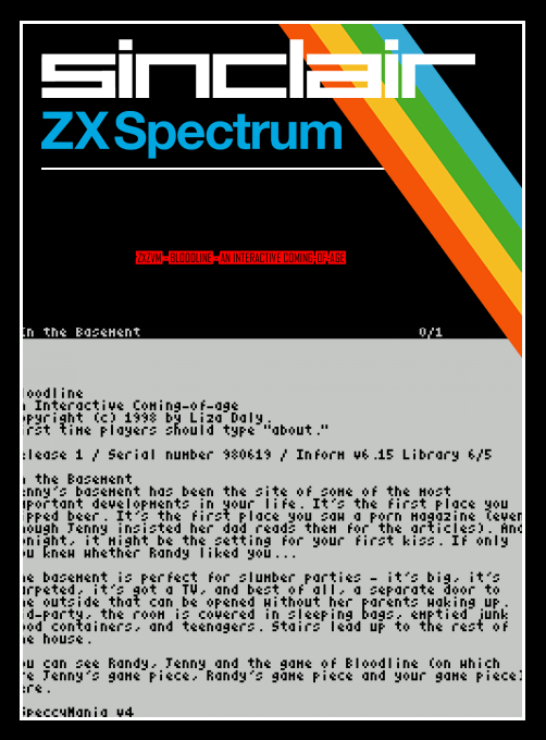ZxZvm - Bloodline - An Interactive Coming-of-Age box art