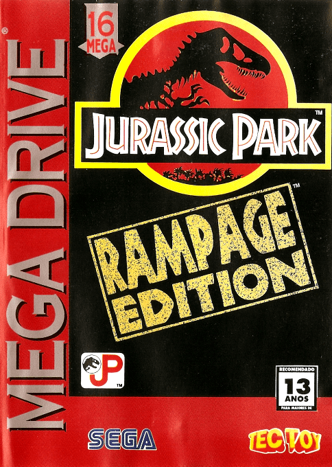 Jurassic Park - Rampage Edition — box-2D (BR)