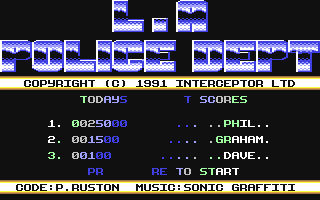 Los Angeles Police Department — sstitle (WOR)