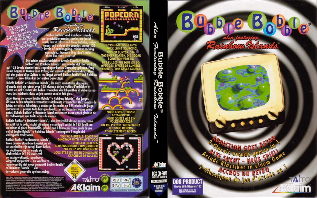 Bubble Bobble Also Featuring Rainbow Islands — box-texture (EU)
