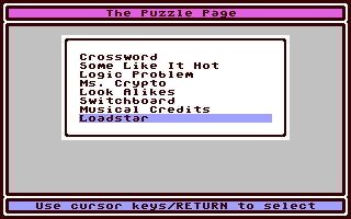 The Puzzle Page #124 — ss (WOR)