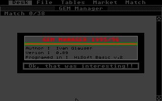 GEM Manager	1995-96 — sstitle (WOR)