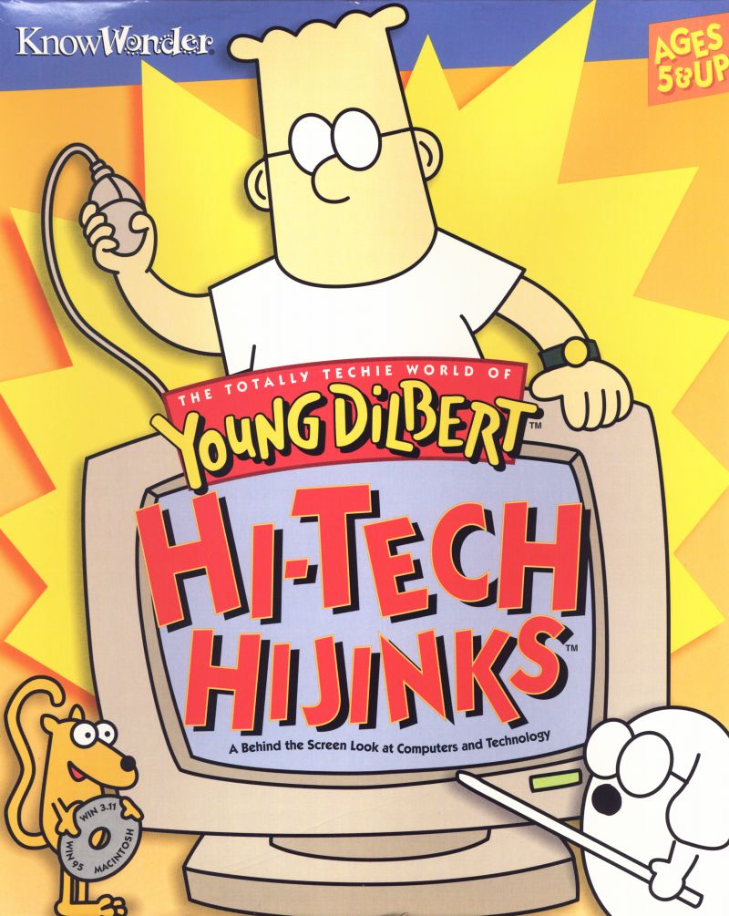 Young Dilbert Hi-Tech Hijinks box art