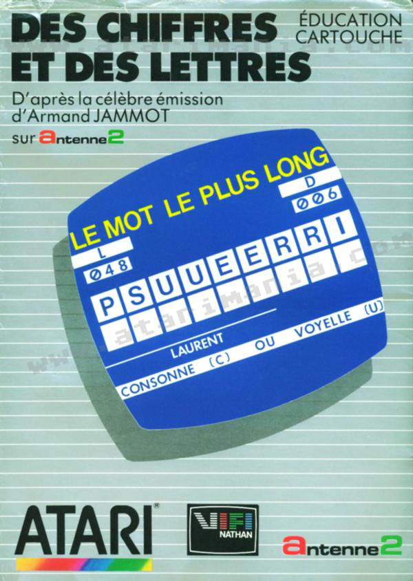 Des Chiffres Et Des Lettres box art