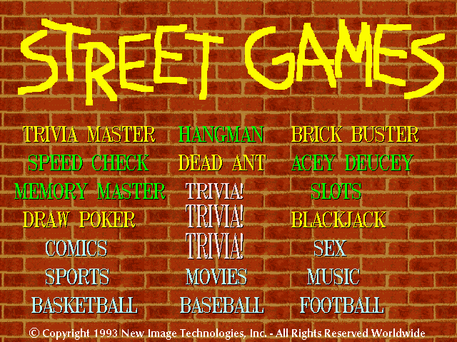 Street Games 2 — sstitle (WOR)