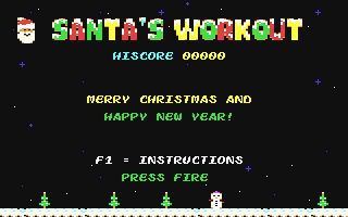 Santa's Workout — sstitle (WOR)