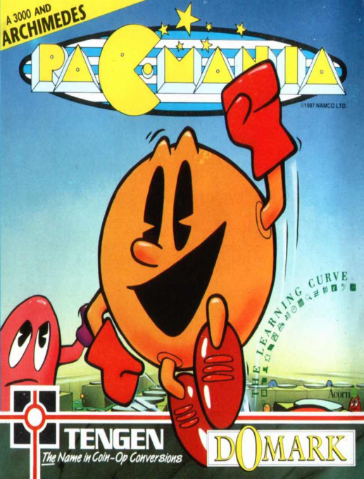 Pacmania box art