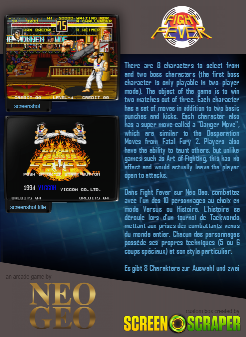 Fight Fever — box-2D-back (SS)