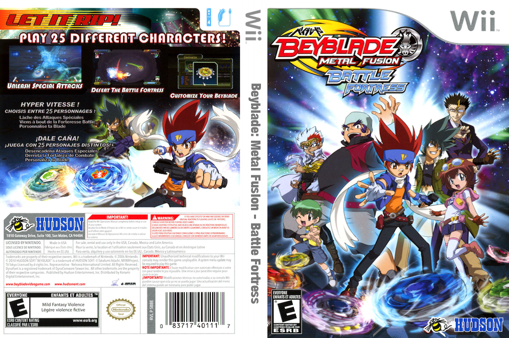 Beyblade - Metal Fusion - Battle Fortress — box-texture (US)