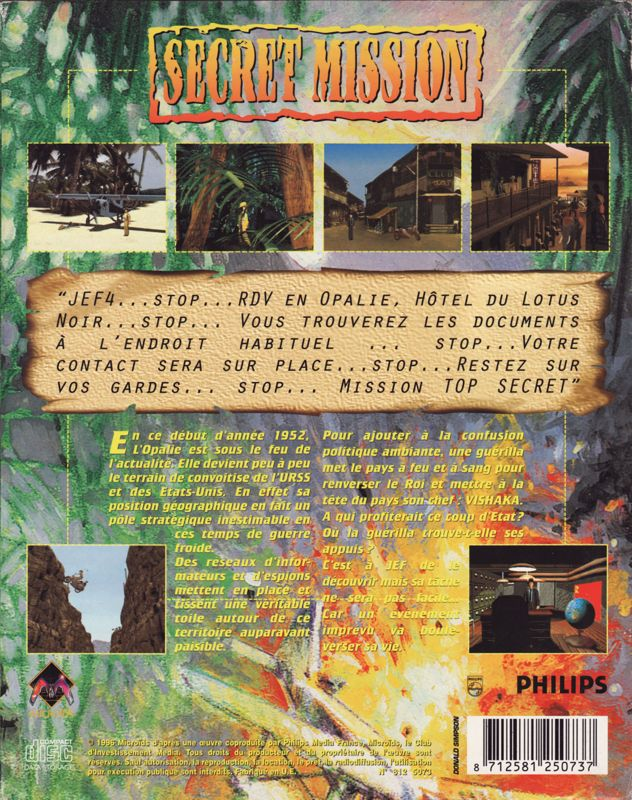 Secret Mission — box-2D-back (FR)