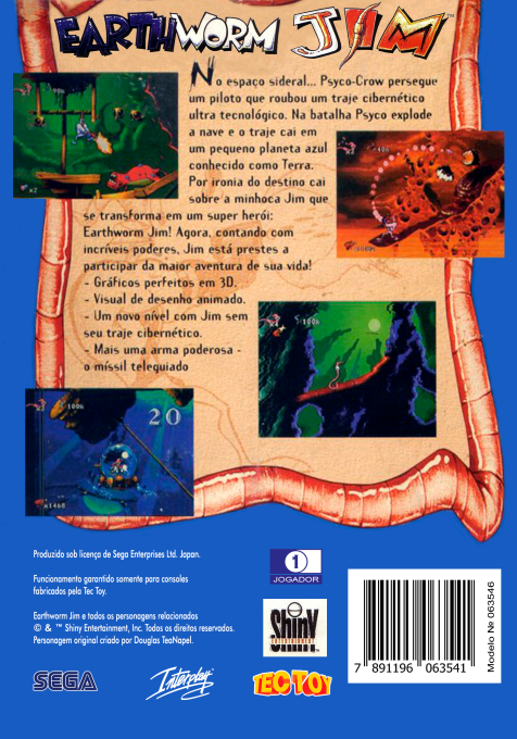 Earthworm Jim - Special Edition — box-2D-back (BR)
