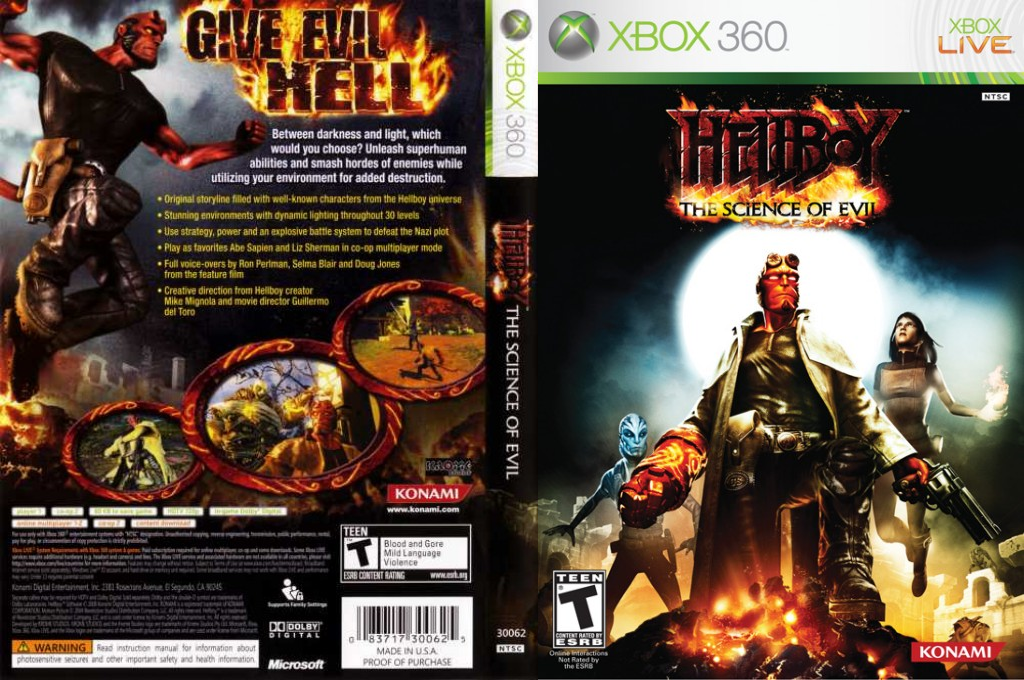 Hellboy - The Science of Evil — box-texture (US)