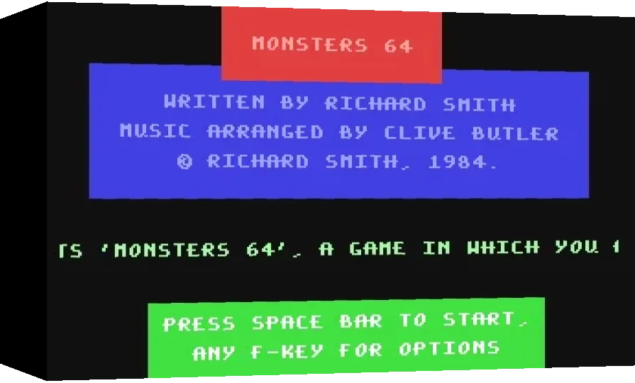 Monsters 64 — box-3D (WOR)