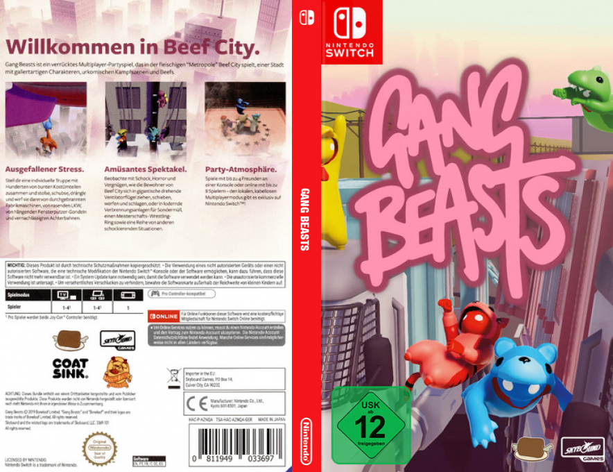 Gang Beasts — box-texture (DE)