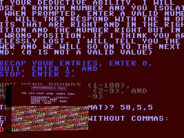 Masterbagels 2001 — mixrbv2 (WOR)