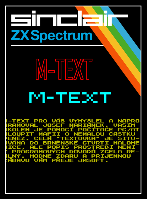 M-text box art