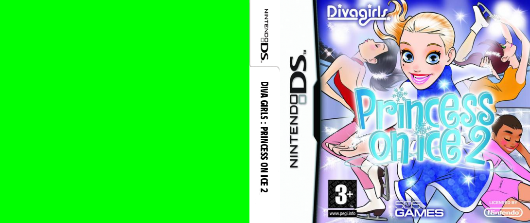Diva Girls - Princess on Ice 2 — box-texture (US)