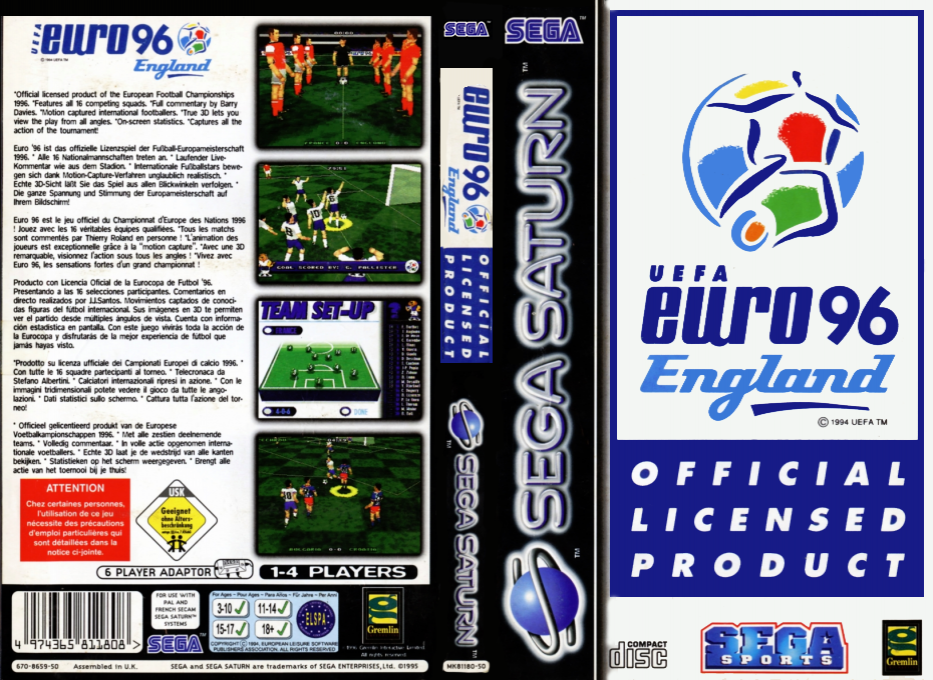 UEFA Euro 96 England — box-texture (EU)