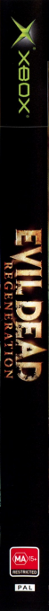 Evil Dead - Regeneration — box-2D-side (AU)