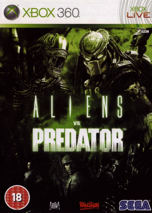 Aliens vs. Predator — box-2D (UK)