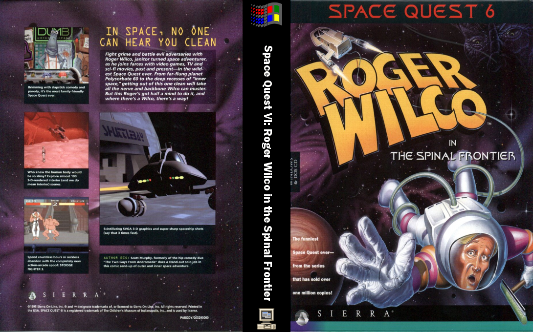 Space Quest 6: Roger Wilco in the Spinal Frontier — box-texture (WOR)
