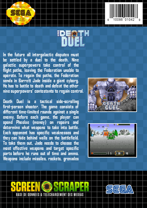 Death Duel — box-2D-back (SS)
