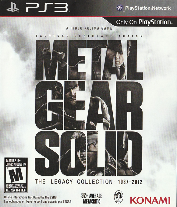 Metal Gear Solid - The Legacy Collection 1987-2012 box art