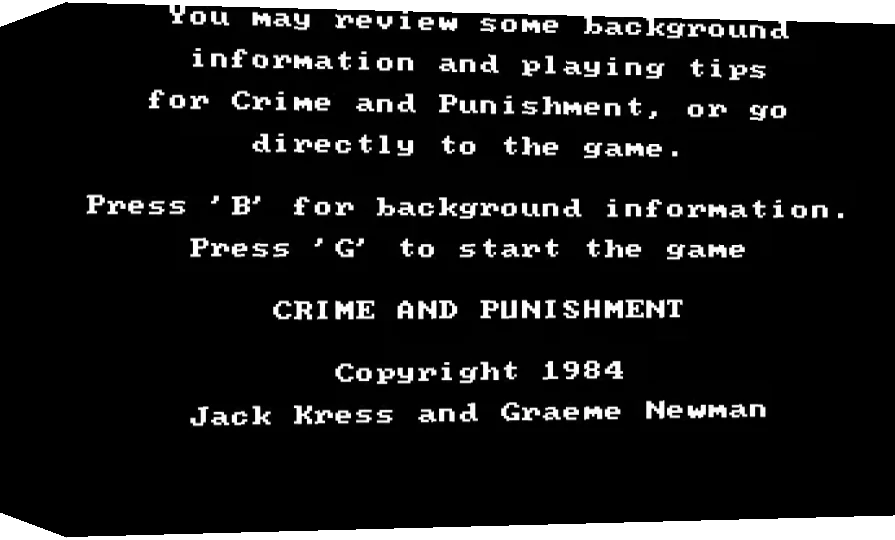 Crime & Punishment — box-3D (WOR)