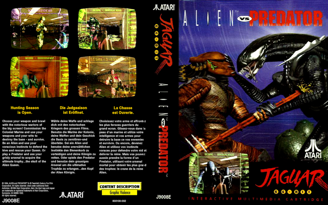 Alien vs Predator — box-texture (WOR)