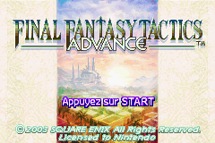 Final Fantasy Tactics Advance — sstitle (FR)