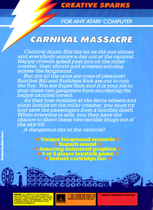 Carnival Massacre — box-2D-back (EU)