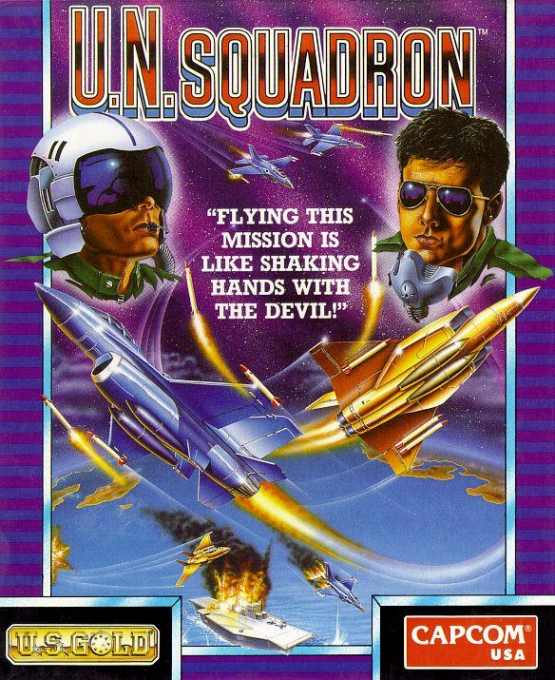 U.N. Squadron box art