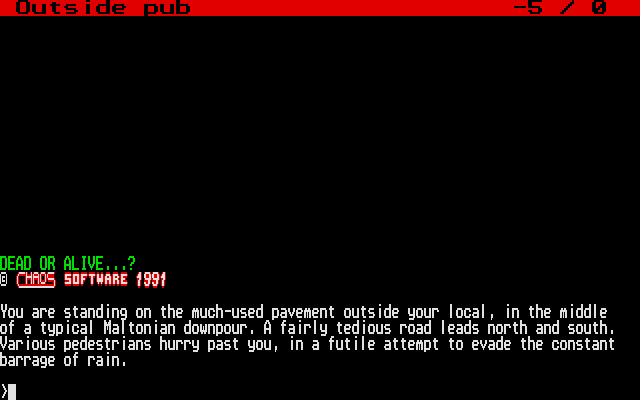 Dead Or Alive — ss (WOR)