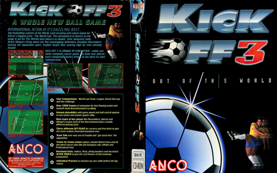 Kick Off 3 — box-texture (EU)