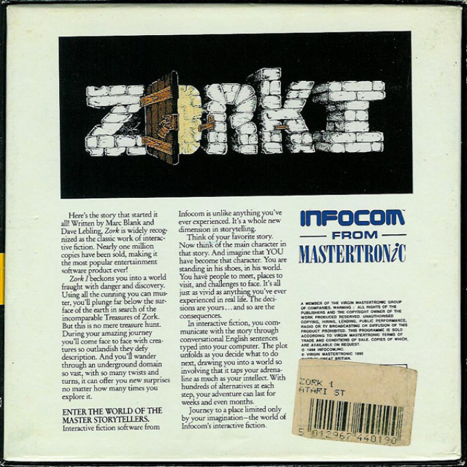Zork 1 - The Great Underground Empire — box-2D-back (EU)