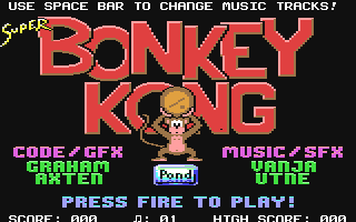 Super Bonkey Kong — sstitle (WOR)