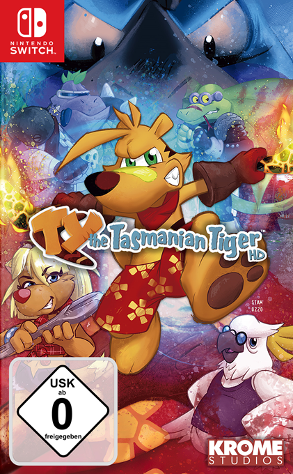 Ty The Tasmanian Tiger HD — box-2D (DE)