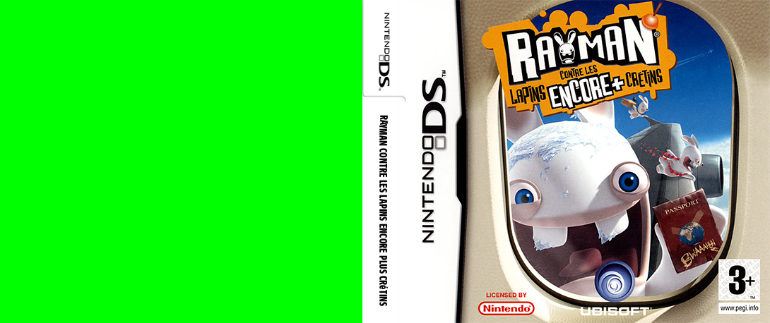 Rayman Raving Rabbids 2 — box-texture (FR)