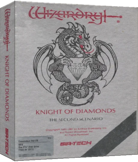 Wizardry Scenario 2 - Knight of Diamonds — box-3D (US)