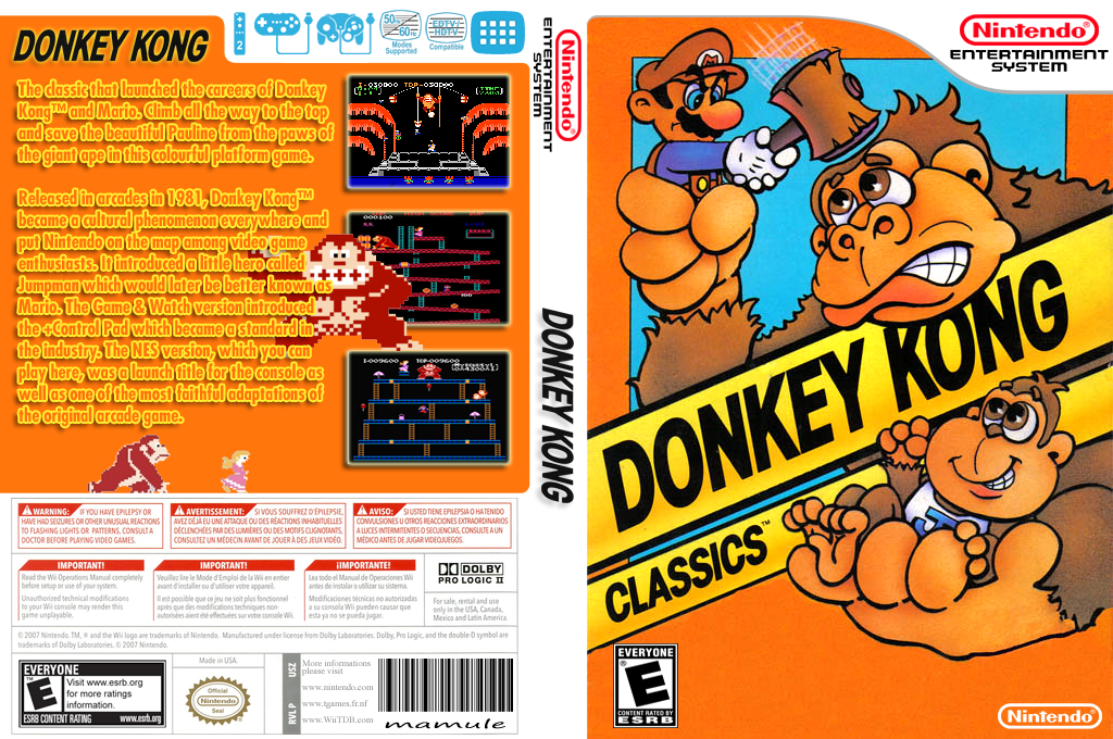 Donkey Kong — box-texture (US)