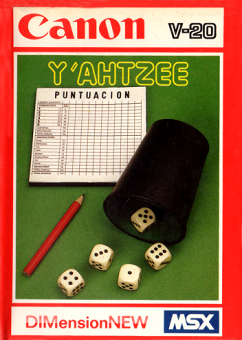 Y'ahtzee box art