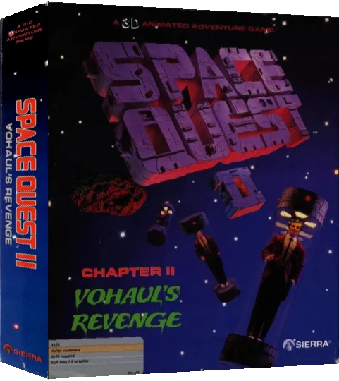 Space Quest II - Vohaul's Revenge — box-3D (US)