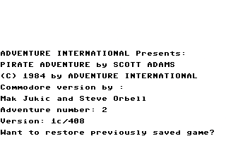 Pirate Adventure — sstitle (WOR)