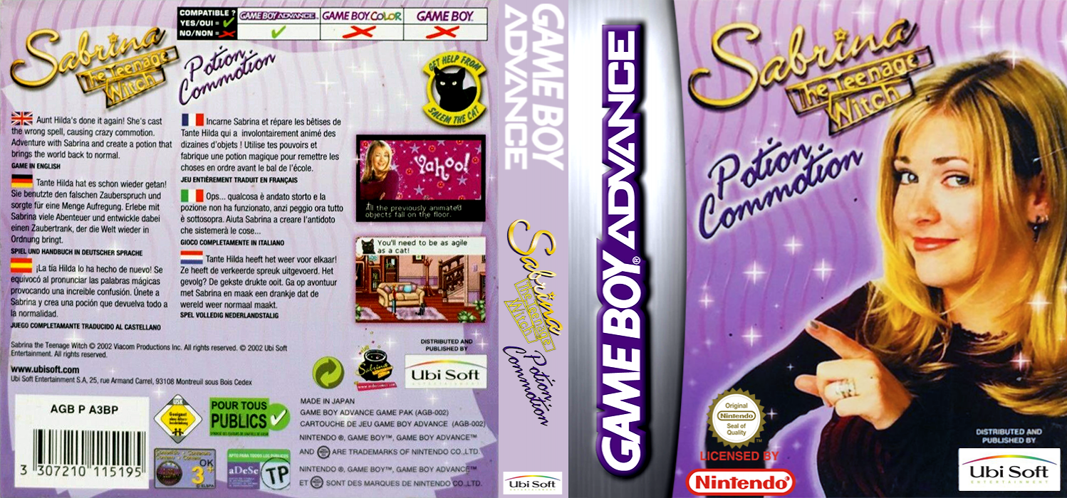 Sabrina - The Teenage Witch - Potion Commotion — box-texture (EU)