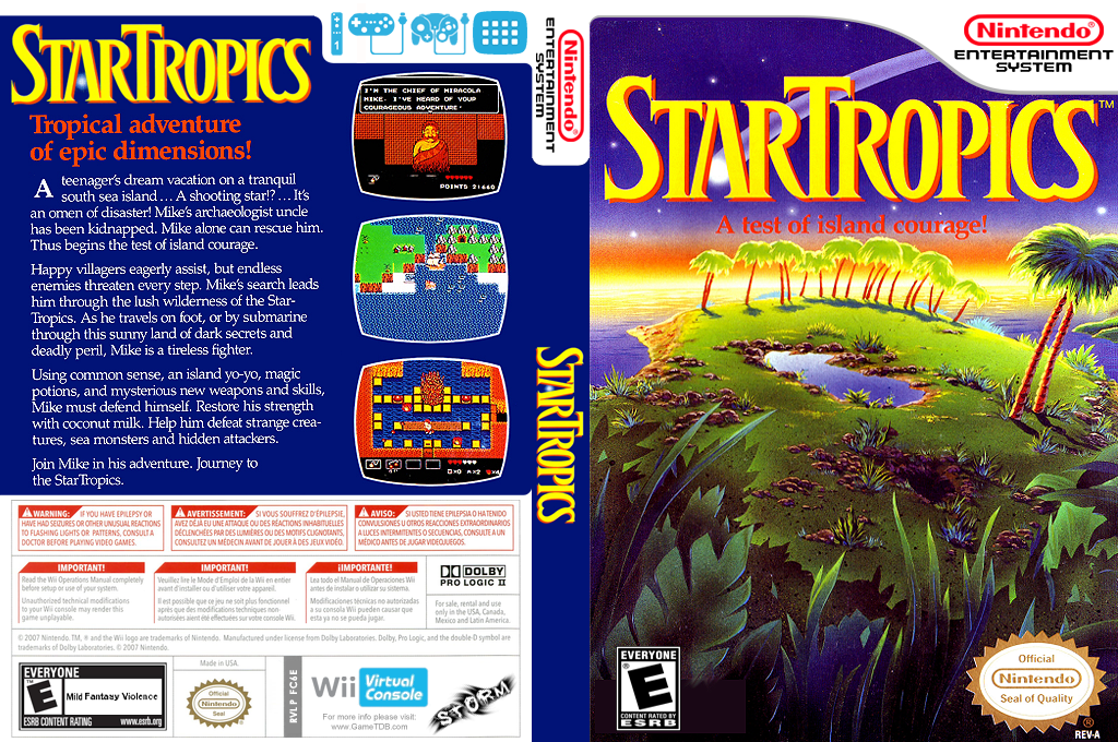 Startropics — box-texture (US)