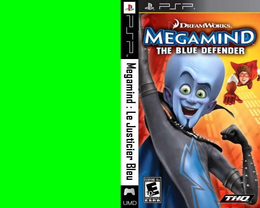 Megamind: The Blue Defender — box-texture (US)