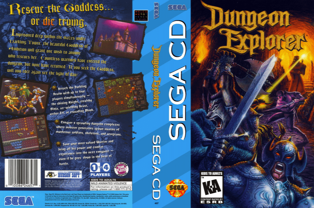 Dungeon Explorer — box-texture (US)
